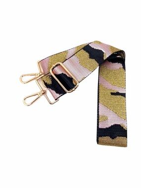 Pink & Gold Camouflage Adjustable Bag‎ Strap